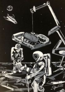 Voir le détail de cette oeuvre: construction lunaire