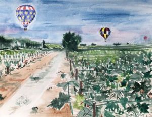 Voir le détail de cette oeuvre: Montgolfieres 2