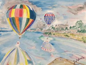 Voir le détail de cette oeuvre: Montgolfieres 3
