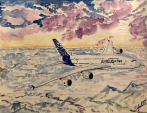 Voir le détail de cette oeuvre: AIRBUS A380
